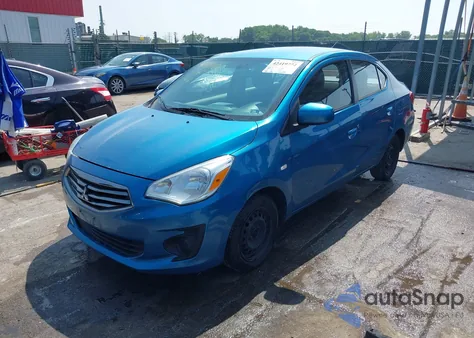 2017 Mitsubishi Mirage G4 Es z USA, uszkodzony, nr VIN ML32F3FJ5HHF09741